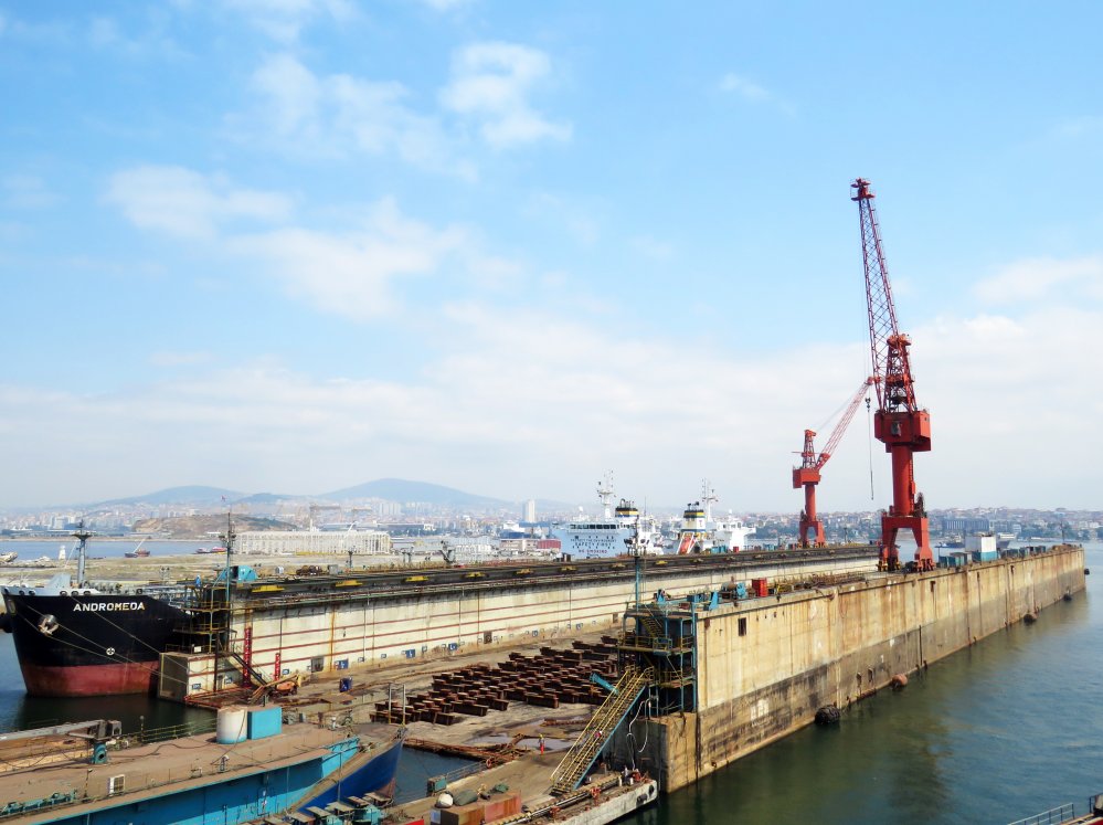 Tuzla shipyard floating dock
