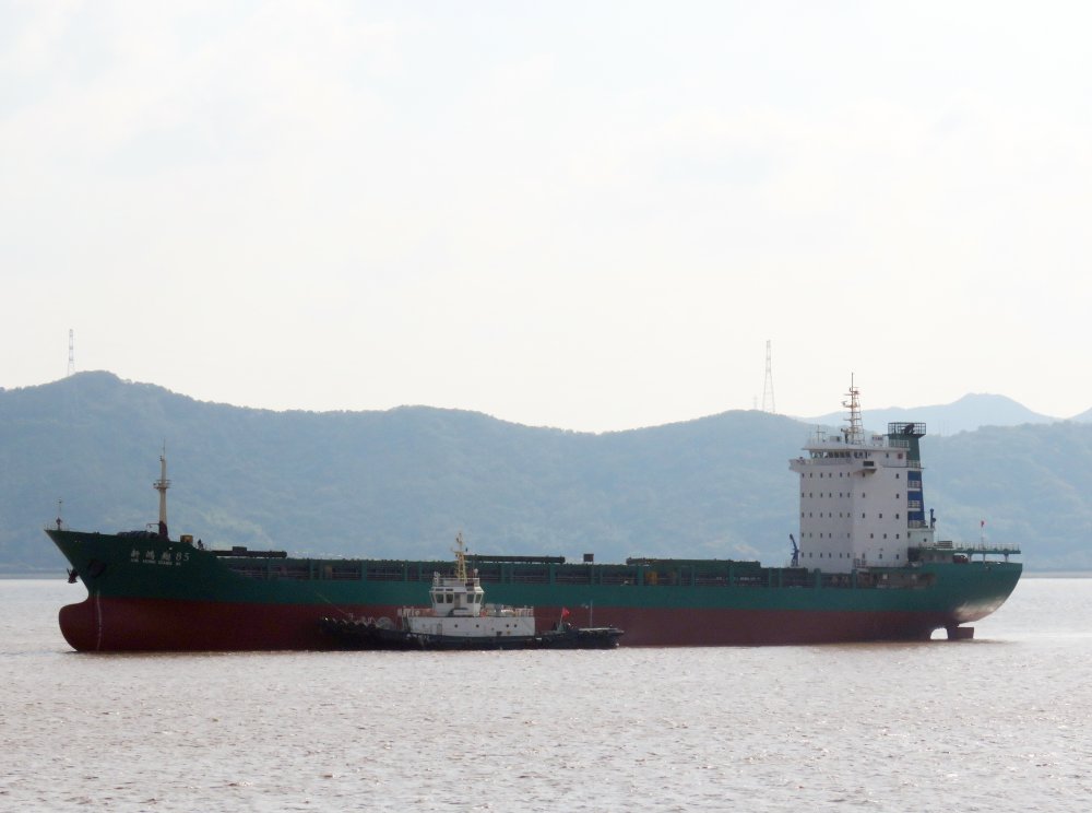 Xin Hong Xiang 85, Call sign BMYM, Gearless container ships, Photo #2 Xin Hong Xiang 85